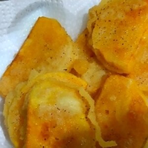 バターナッツかぼちゃの天ぷら